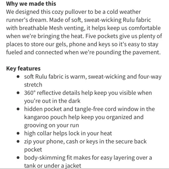 Lululemon Athletica Pink Base Runner Half Zip Pull - Picture 13 of 13